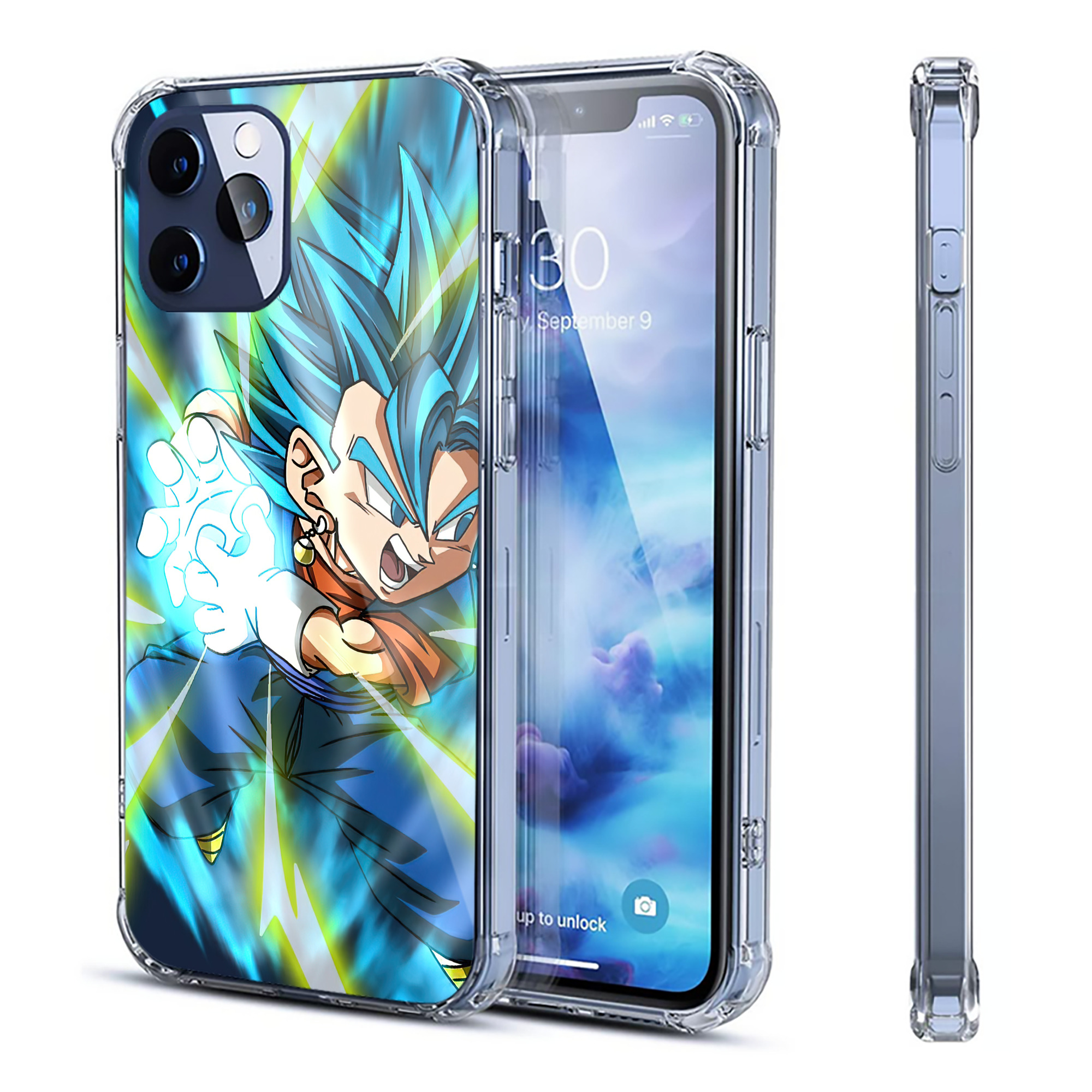 （画像用） ドラゴンボール DRAGON BALL 【iPhone 12シリーズ対応】透明スマホケース（クリアソフトケース）